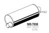 ASSO 505.7030 Middle-/End Silencer